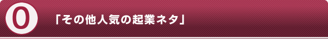 「その他人気の起業ネタ」